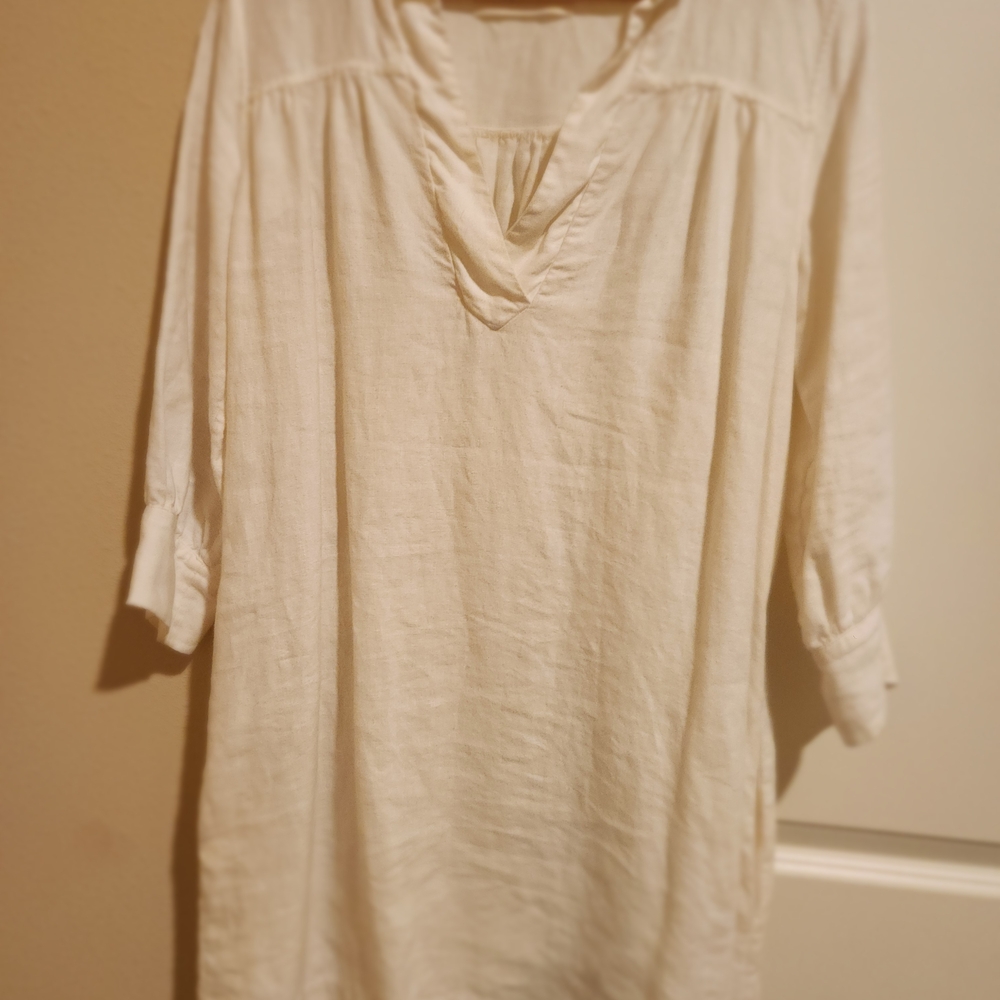 Elegant Cream Midi Dress